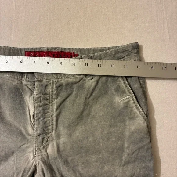 Barbara Lesser Fibers Women's Size 8 Grey Acid Wash Straight Leg Pants Distress - Picture 3 of 8